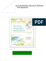 [Ebooks PDF] download (eBook PDF) Nursing and Midwifery Research Methods and Appraisal full chapters