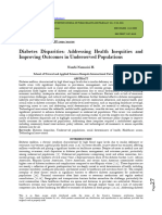 Diabetes Disparities: Addressing Health Inequities and Improving Outcomes in Underserved Populations (www.kiu.ac.ug)