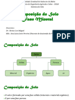 Composicao do  Solo fração mineral