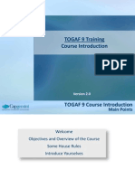 01 - ToGAF 9 Course Introduction v2.0