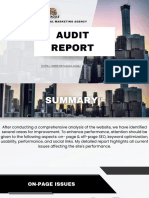 SEO Audit Report of Metacule 2024