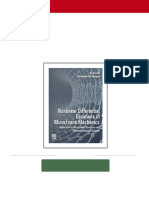 Nonlinear Differential Equations in Micro/Nano Mechanics: Application in Micro/Nano Structures and Electromechanical Systems 1st Edition Ali Koochi