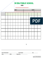 Half Yearly Examinatin 2024 2025 Datesheet 13.09.2024