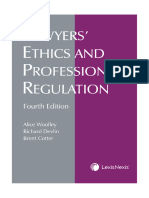 Lawyers' Ethics and Professional Regulation 4th Edition