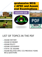 A Comprehensive MCQ Guide For APSC and Assam