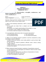 PRACTICAL RESEARCH 2 Summative Test With Answer Key SHORT