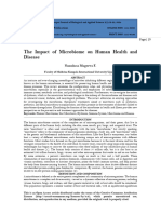 The Impact of Microbiome On Human Health and Disease (WWW - Kiu.ac - Ug)