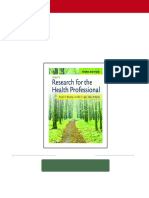 Instant Download Bailey's Research For The Health Professional 3rd Edition, (Ebook PDF) PDF All Chapter