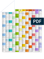 2025 Calendar - Colour - Print PDF