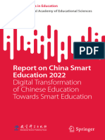 Report On China Smart Education 2022: Digital Transformation of Chinese Education Towards Smart Education