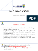 Cálculo Aplicado N°5 - Integrales (27 de Abril)