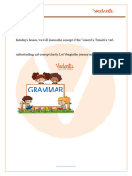 Active and Passive Voice Class 6 CBSE English Grammar (PDF)