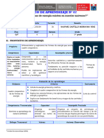 Sesion de Aprendizaje de Ciencia y Tecnologia CT2 Ccesa007