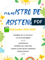 Lista de Asistencia 2023 2024