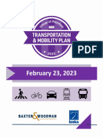 Final - 2023 Village of Plainfield Transportation and Mobility Plan