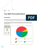 DISC Personality Test Result - Free DISC Types Test Online at