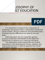 Foundations of Adult Education