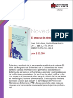 El Proceso de Atención A Enfermería. Notas de Clase