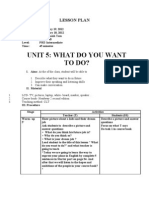 LESSON PLAN - Unit5 Headway