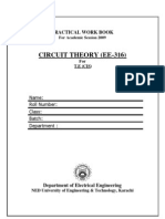 Ee-316 - Circuit Theory Lab