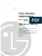 LG 32fz4d-Ua TV Manual