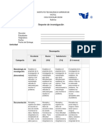 Reportes de Investigación