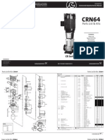 Bomba Vertical Grundfos Crn64 de Sistema de Agua Potable Ku-A