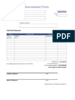 Expense Reimbursement Form