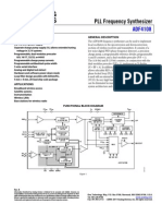 PLL Frequency Synthesizer: Data Sheet