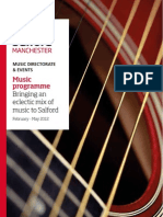 University of Salford Music Programme (Feb - May 2012)