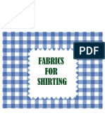 Fabrics For Shirting