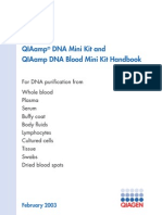 QIAamp DNA Mini Kit and QIAamp DNA Blood Mini Kit Handbook