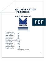 Market Application Practices: Rural Marketing