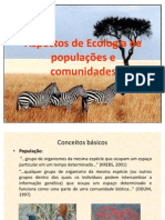 Aspectos de Ecologia de Populações e Comunidades