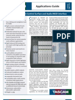 Applications Guide: Fw-1884 Firewire Control Surface and Audio/Midi Interface