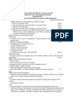 BSC Microbiology Syllabus