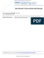 R. D. Lowde and G. L. Tindle - On Spin Waves and Spin Disorder in Face-Centred-Cubic Mn73Ni27