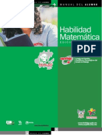 Manual Habilidad Matemática 2012: CECyTEH, Gobierno Del Estado. Tierra de Trabajo