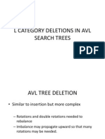 AVL Search Tree L-Deletions