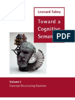 Concept Structuring Systems Toward A Cognitive Semantics Vol 1