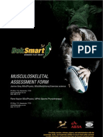 Musculoskeletal Assessment For Rugby Players