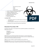 Biomedical Waste Rules 1998: C C C C C C C C C C C