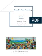 Trends in Quantum Chemistry