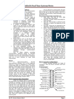 Embedded - Real Time Systems Notes