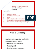 1 - Marketing and Its Core Concepts