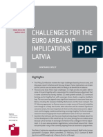 Challenges For The Euro Area and Implications For Latvia: Policy