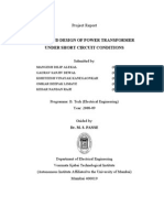 Study and Design of Power Transformer Under Short Circuit Condition