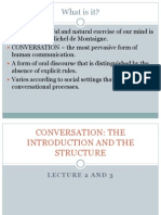 Conversational Structure (Lecture 2 & 3)