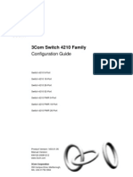 3com Switch 4210 Configuration Guide