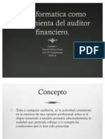 La Informatica Como Herramienta Del Auditor Financiero